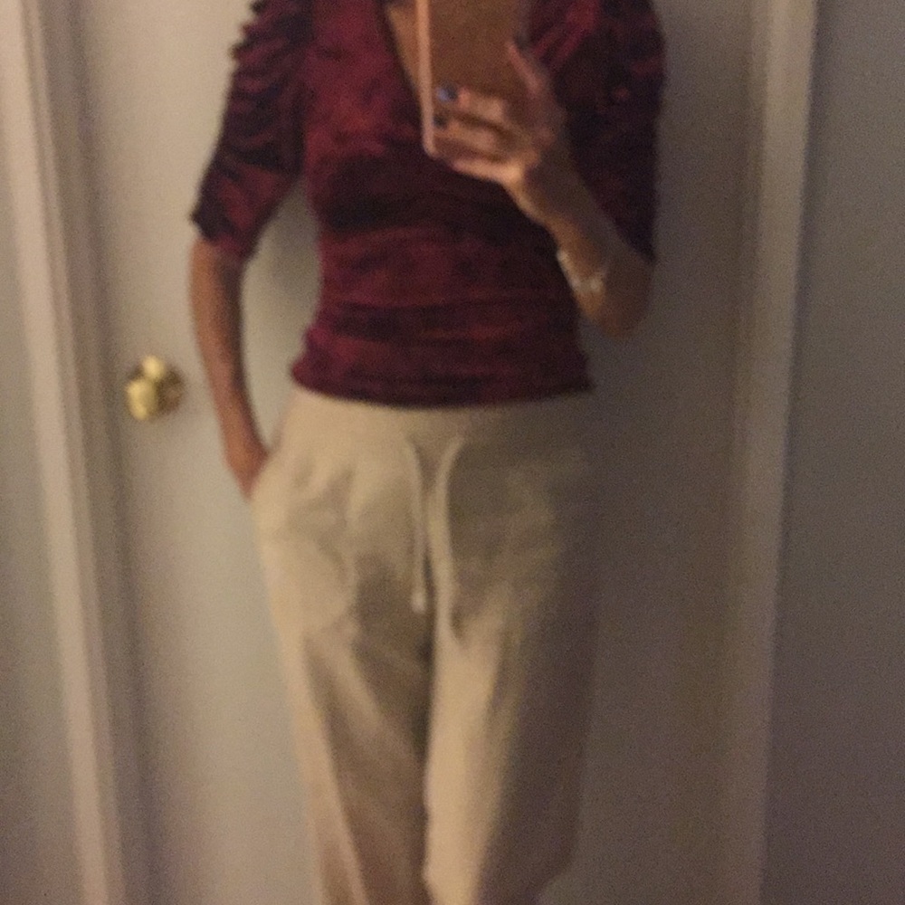 Flare leg cargo pants..Size S...